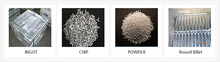 INGOT, CHIP, POWDER, Round-Billet